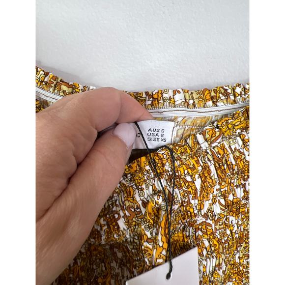 NWT Faithfull The Brand La Romarine La Medina Paisley Midi Dress Multicolor - Picture 5 of 9